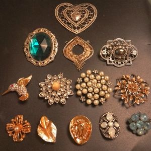 Brooches + Pendants for DIY projects
